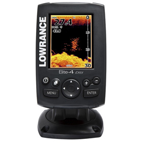 Lowrance Elite-4 DSI farebn� sonar 455/800kHz a GPS