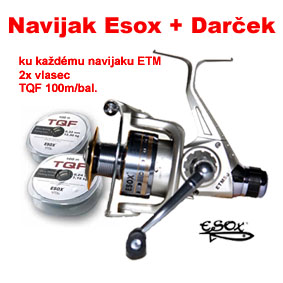 Ryb�rsky navijak Esox ETM+dar�ek TQF silon