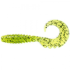 Nstraha Fancy Grub 2.5 FishUp, Chartreuse Black