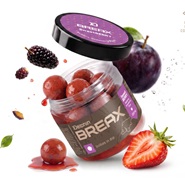 Boilies v dipe Delphin BreaX, SweetBERRY, 200g