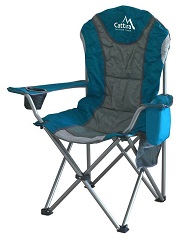 Kempingov� skladacia stoli�ka LUCCA, modr�