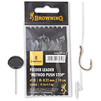 Nadvzec Feeder Leader Method Push Stop Bronze #18, 0.16 mm