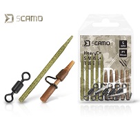 Set Delphin sCAMO HeavyC + Swivel + Tube, 5 setov #4