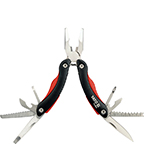 Multifunk�n� klie�te, n�� 9 funkci�, �ierno-�erven�