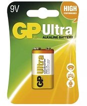 Batria alkalick GP Ultra 6LF22 (9V)