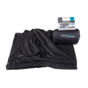 Fleeceová deka Cocoon Coolmax, black