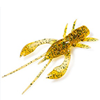 Nstraha Real Craw 2" FishUP, Caramel/Green & Black