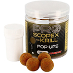 Boilies StarBaits Pop-Up ProBIO Scopex Krill 60g, 20 mm