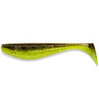 Nástraha FishUP Wizzle Shad 3", Green Pumpkin/Flo Chartreuse
